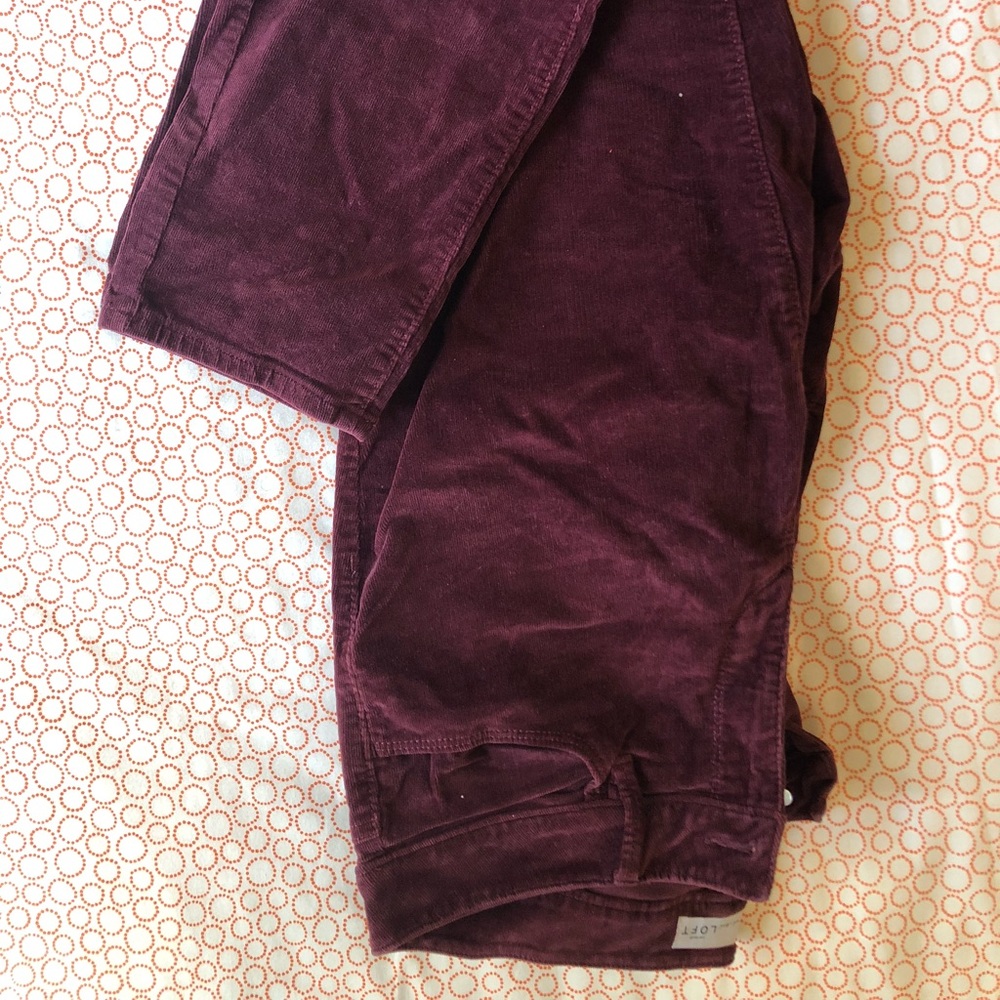 2 pairs of loft corduroy pants from loft.